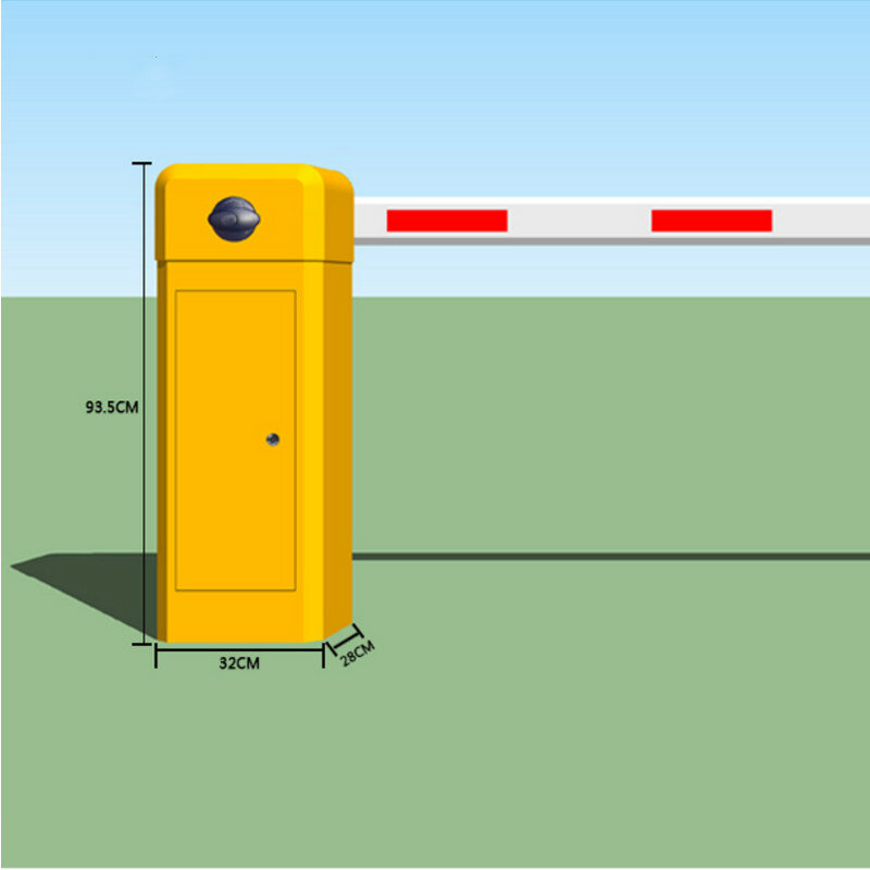 Barrier gate for car park management and vehicle control