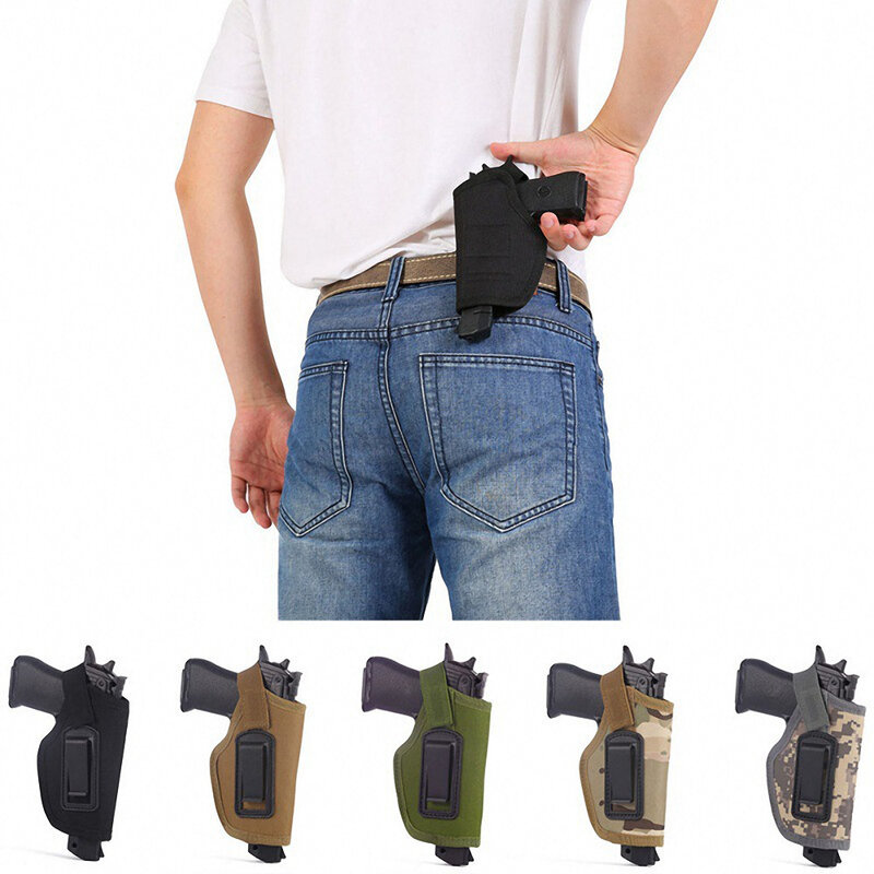 Outdoor Tactical polowanie kabura 1000D Nylon ukryty pistolet etui na Glock Sig Sauer Beretta Kahr Bersa IWB kabura narzędzia do pracy na zewnątrz