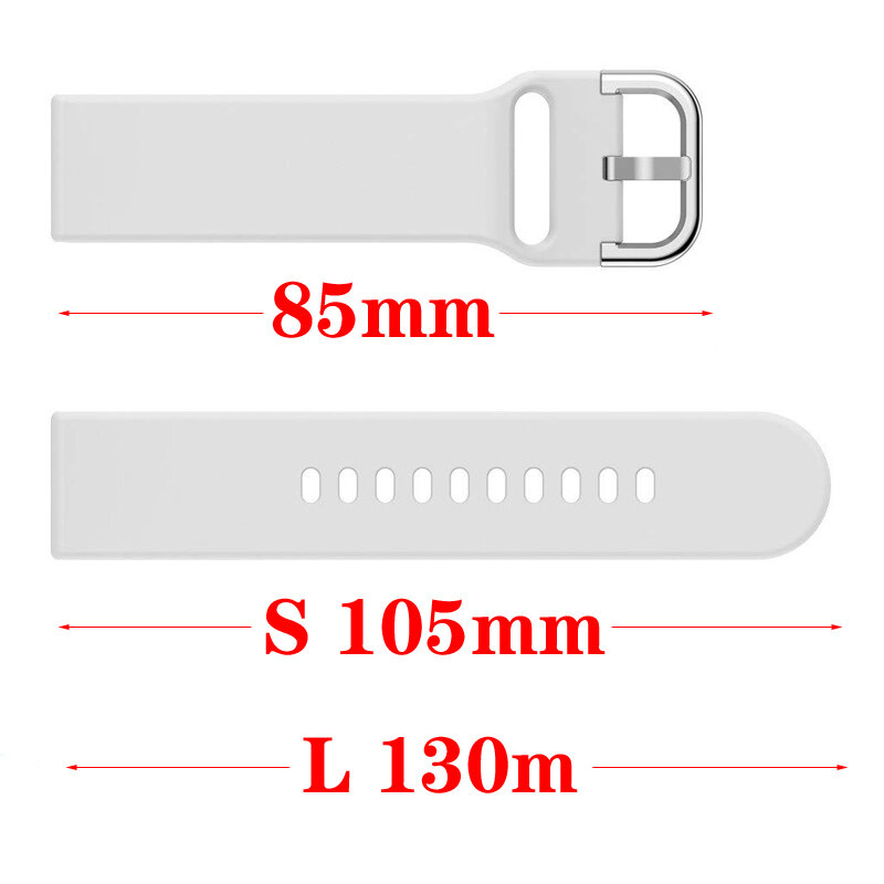 Silicone Strap for Garmin Vivoactive 3 4 Venu Bracelets 20mm 22mm for Garmin Venu sq Forerunner 245 645 wristbelts Accessories