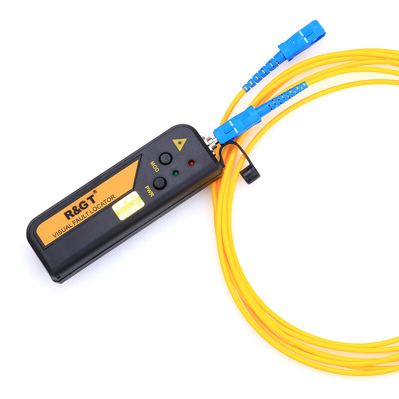 30mw mini ferramenta de teste do verificador do cabo do localizador visual da falha da pena da luz vermelha da fibra ótica com o conector do sc/fc de 2.5mm para ftth