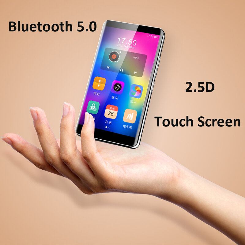 4.0 "Bluetooth 5.0 MP4 Speler MP5 Ips Full Touch Screen 8 Gb Geheugen Multi Talen E-book Hifi Loseless Video MP3 Muziekspeler