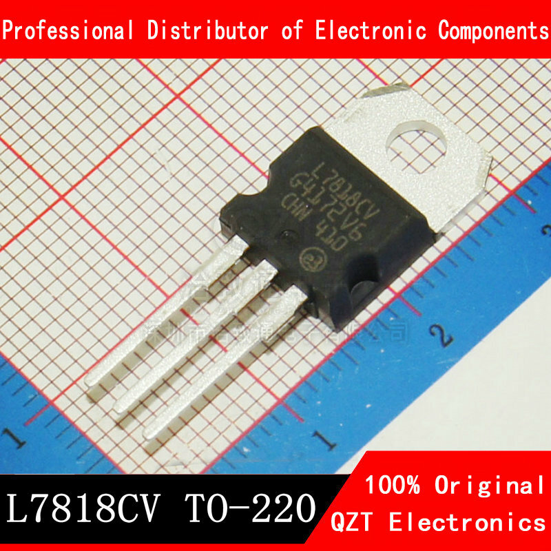 Circuit intégré original et neuf, 10 pièces, L7818CV TO220 L7818 TO-220 7818 LM7818 MC7818