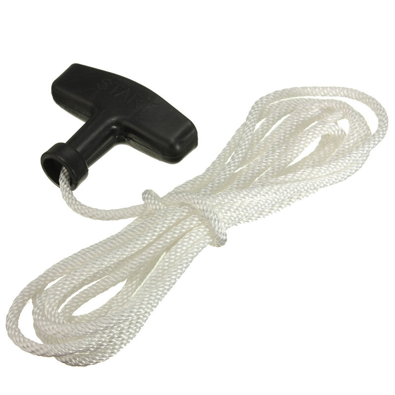 Corda branca de grande resistência 3/4/5mm 1.3 medidor do poliéster do punho do gerador da corda do poliéster do jardim