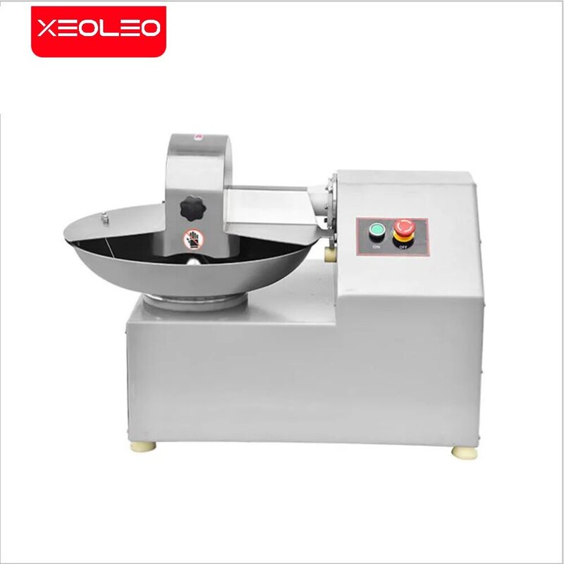เครื่องทำน้ำผลไม้ XEOLEO Commercial ผักเครื่องตัดอาหารเครื่องตัดสแตนเลสเครื่องหั่นเนื้อ Dumpling Stuffing ไฟฟ้าขิงกระเทียมตัดสับ