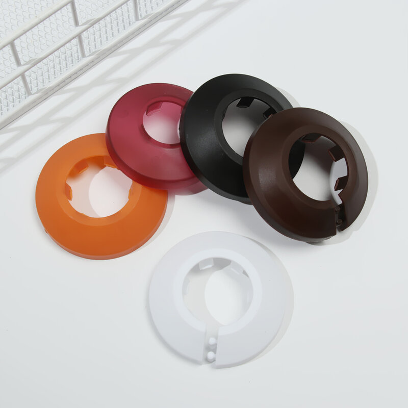 Cubierta decorativa de tubería Multicolor PP, radiador de Válvula angular para orificio de pared, conductos de ducha, placa a presión, herramienta de grifo de cocina