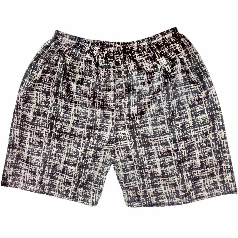 Tony & candice sleep bottoms men cetim de seda curta boxer sono pijamas masculinos fundo praia shorts no verão estampado padrão
