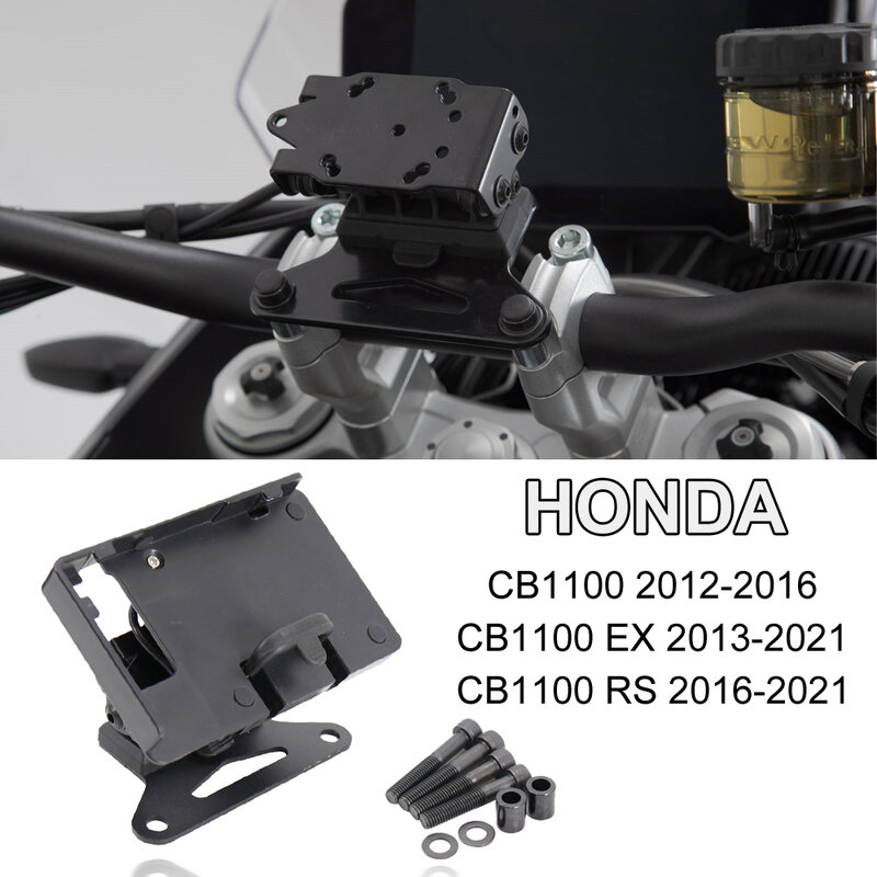 ハンドルバーと携帯電話ホルダー,USB充電器,ホンダcb1100 12-16 cb1100 ex 13-21 cb1100 rs 16-21,新品,1100