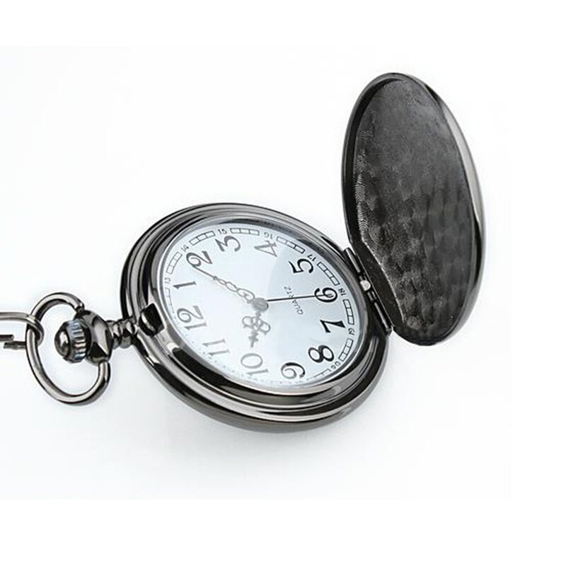 Men Retro Vintage Men Steampunk Clock Smooth Surface Pendant Chain Classic Watch  watch Vintage Bronze Steampunk
