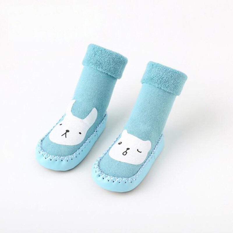 Calcetines de pie para bebé, para otoño e invierno, calcetines para pies de bebé