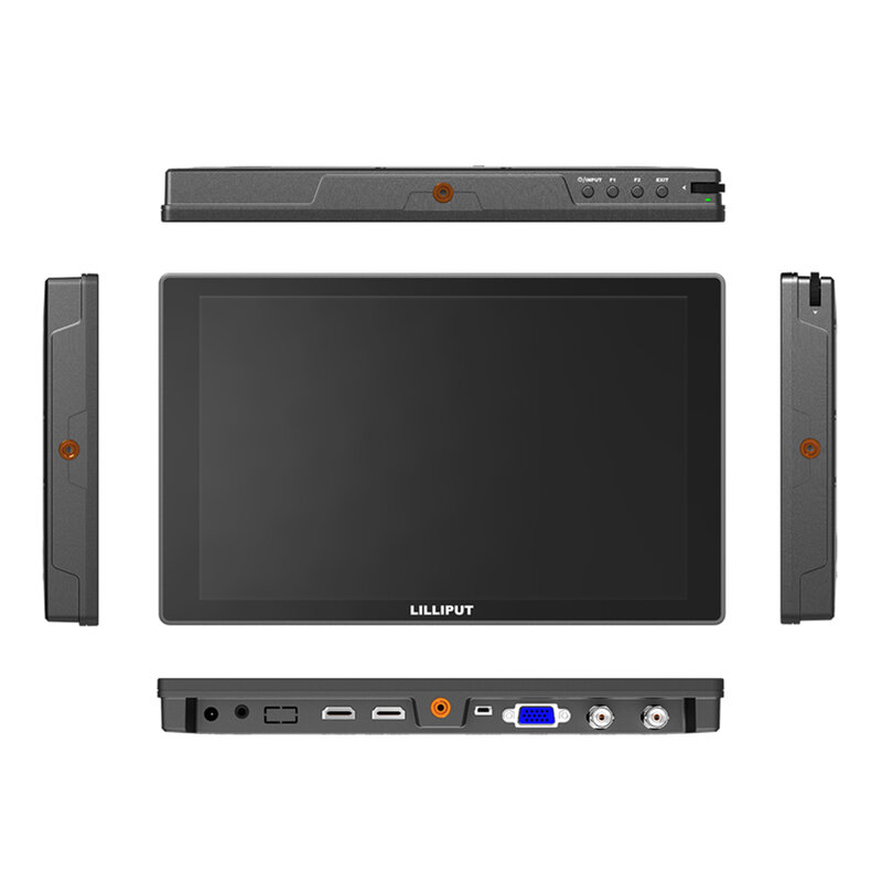 リリパットA11 10.1超スリムipsフルhd 1920*1200 4 hdmi 3G-SDI 3D-LUTオンカメラビデオフィールドモニタデジタル一眼レフデジタルカメラ用カメラ