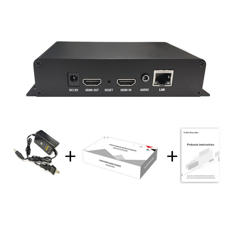 Видеокодер HDMI H265 H264 1080P60FPS для потоковой передачи видео на IP, поддержка протоколов SRT/RTMP/RTSP/TS/HLS-M3U8/FLV/UDP