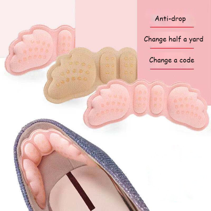 1 par feminino palmilhas para sapatos de salto alto ajustar tamanho adesivo calcanhar forro apertos protetor adesivo alívio da dor pé inserções cuidados