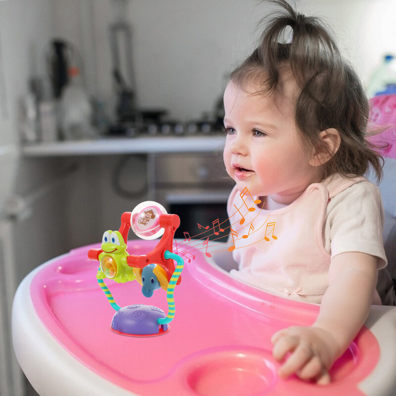 Chair Hightoys Suction Wheel Baby Tray Rattles Newborn Interactive Sensory Toddler Developmental Feeding Ferris Activity Cup