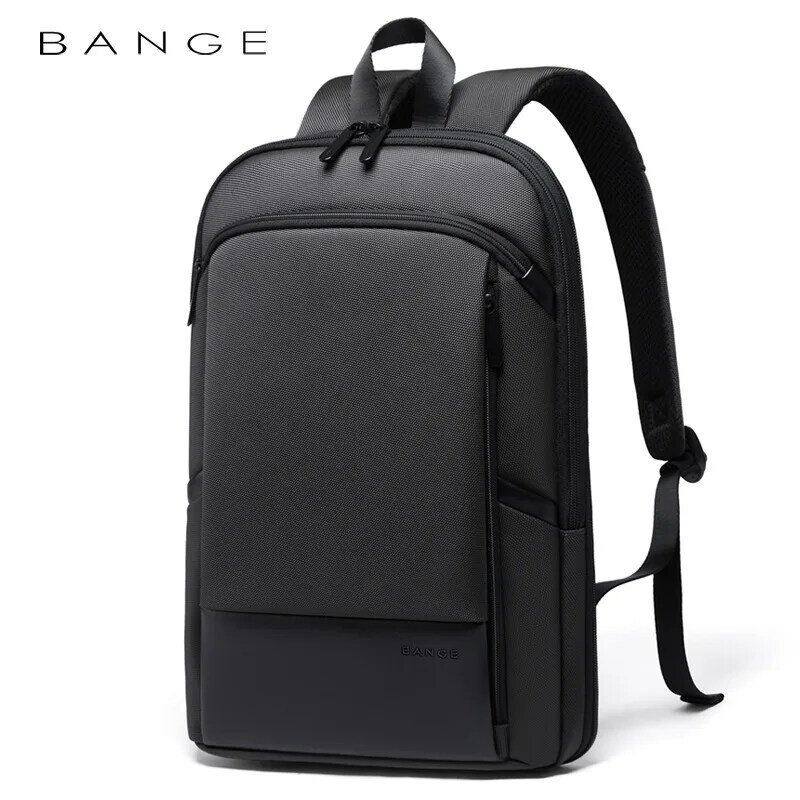 BANGE Men Business impermeabile 15.6 "zaino per Laptop moda uomo classico moda viaggi Moto & Biker borse a tracolla scalabili leggere
