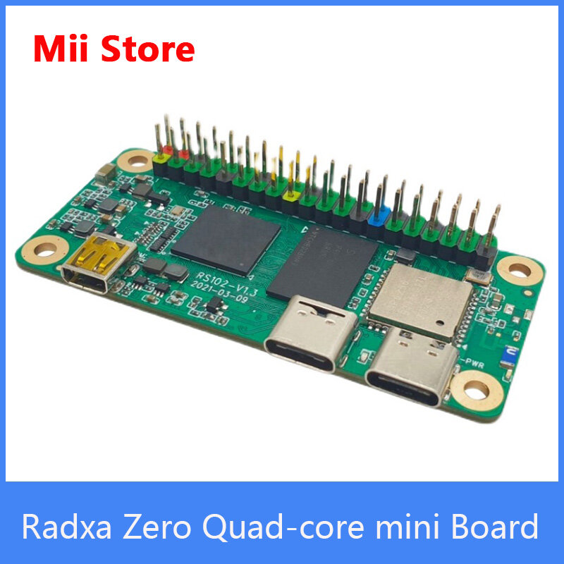 To Radxa Zero Quad-core mini development board, A powerful alternative to Raspberry Pi Zero W