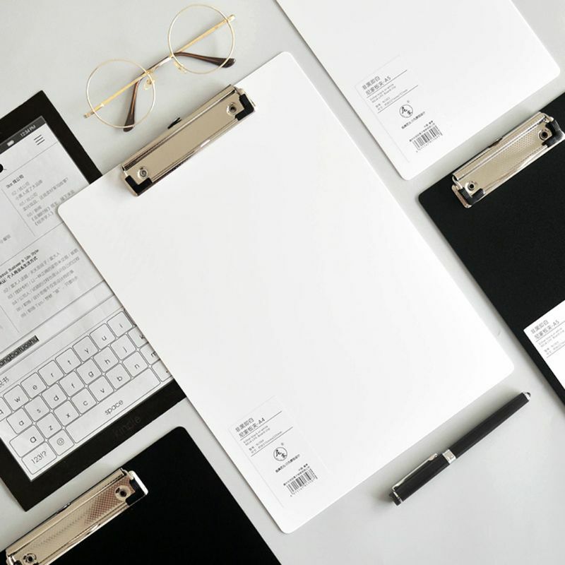 Portapapeles Simple A4, A5, A6, Bloc de notas, Clip, hoja suelta, cuaderno, archivo, pinzas de escritura, soporte de papel, suministros escolares de oficina