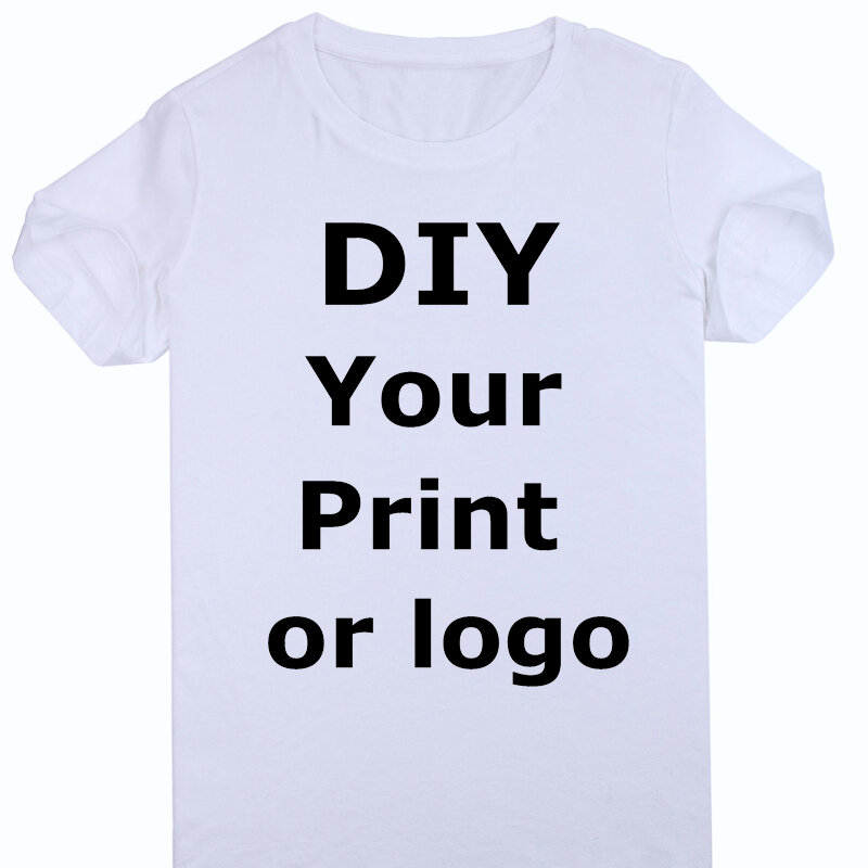 Kunden ihr name Print t shirt jungen mädchen Ihre eigenen design DIY foto kinder kleidung Sommer tops weiß tshirt