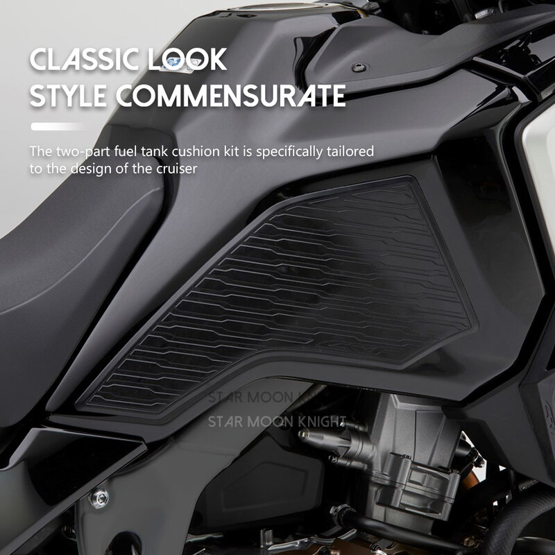 Новые мотоциклетные Нескользящие боковые наклейки для топливного бака, водонепроницаемые резиновые наклейки для Honda CRF1100L Africa Twin Adventure Sport
