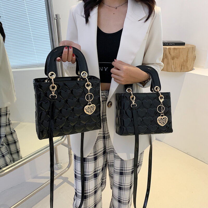 Borsa 2021 borse da donna di lusso di marca di alta qualità moda classica trapuntata con manico quadrato borsa a tracolla da donna a tracolla