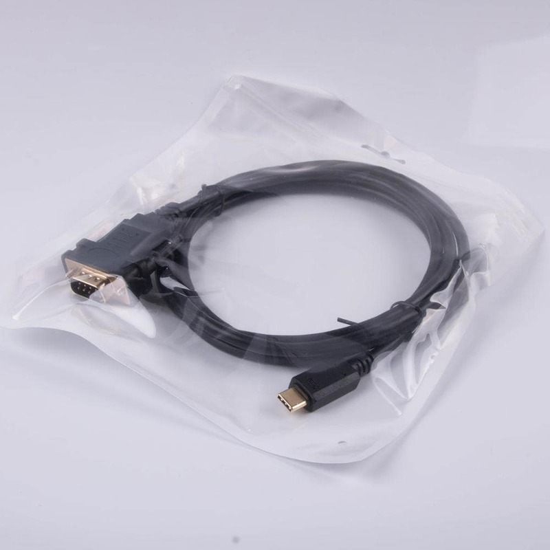 FTDI-Serial Adapter Converter Cable, USB C, Tipo C para DB9, RS232, 6ft, Suporta Win11, 10, 8, 7, XP, Android, Mac, Linux, Vista, FT232RL
