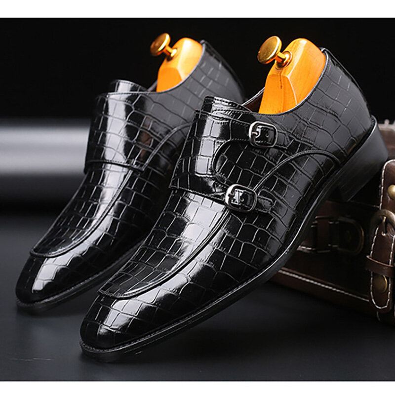 38-48 кожаные туфли мужские деловые удобные стильные официальные туфли для мужчин # CB511