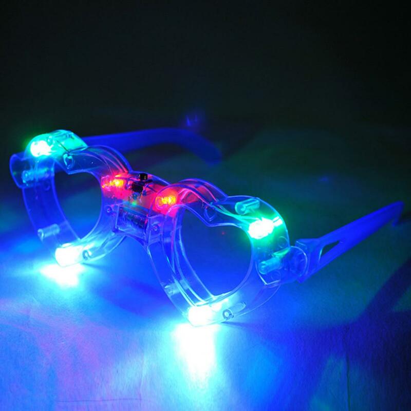 12Pcs Practical Flashing Glasses  Long Battery Life Party Supplies Light up Glass  Light Up LED Glasses