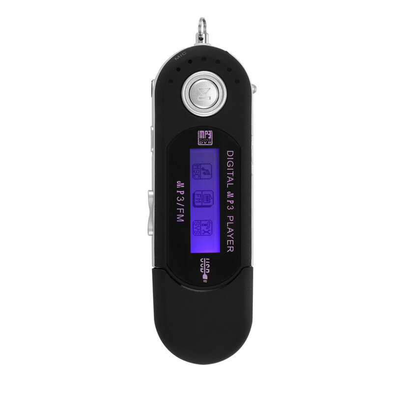 Mini Portable USB Digital MP3 Player FM Radio hear music Sleek And Elegant MP3 Player Support 32GB TF Card SD card  & FM Radio