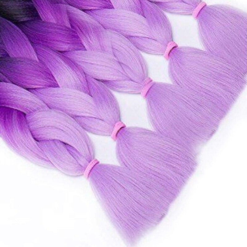 Dream Like 24 inch Ombre Color Synthetic Hair Braids Pre Stretched Wholesale Jumbo Braiding KaneKalon Hair Extensions 100g/pcs