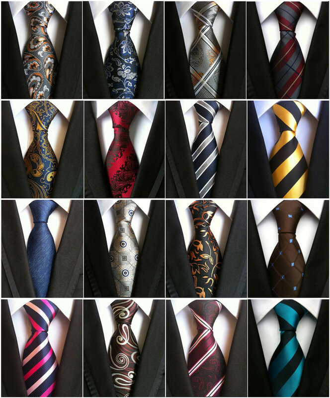 Классический мужской галстук 8 см 130 стилей, 100% Шелковый галстук, роскошный полосатый галстук для мужского костюма, Женский Галстук