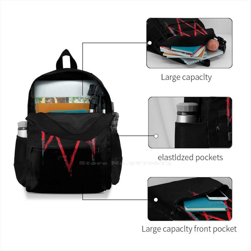 حقيبة ظهر بتصميم فيليون للرجال والنساء ، لعبة فيليون ، لون أسود ، 2