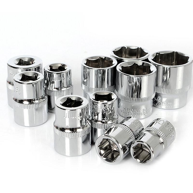 Embouts de douille de pilote à écrou hexagonal, adaptateur carré, outil de réparation de voiture, 1/4 ", 4mm, 4.5mm, 5mm, 6mm, 7mm, 8mm, 9mm, 10mm, 11mm, 12mm, 13mm, 14mm, 1 pièce