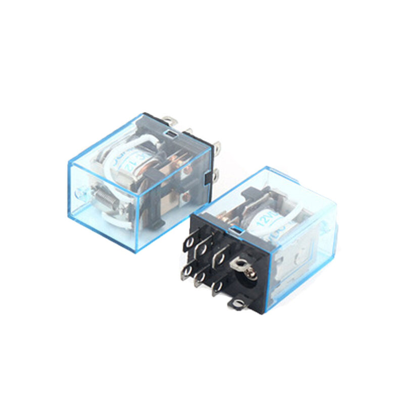 Micro Mini relé electromagnético electrónico, bobina DPDT DC12V,24V, AC110V, 220V, LY2NJ HH62P HHC68A-2Z, 10A, 8 pines, 1 unidad