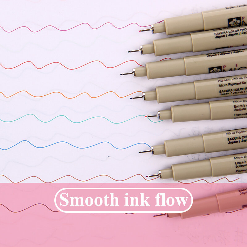 SAKURA XSDK Neelde Pen Tekening Pen Set Pigment Micron Schets Waterbestendig Fine Liner Tekening Anime Cartoon Handtekening Pen