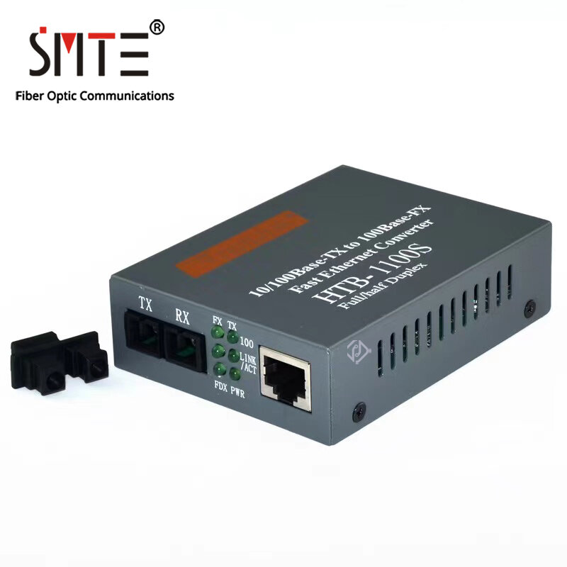 1Pc Netlink HTB-1100S-25KM Media Converter Single-Mode Duplex Wdm Dual Fiber Sc 10/100Mbps Transceiver