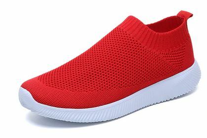 YEELOCA 2020  Breathable Mesh Platform Sneakers a001 Women Slip on Soft Ladies Casual Running Shoes XS0889