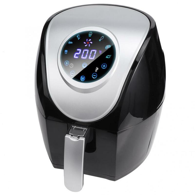 5L Air Fryer LED Touch Screen Timer Temperature Control Chicken Oil free Air Fryer Multifunction Electric Deep Fryer 220V 1500W