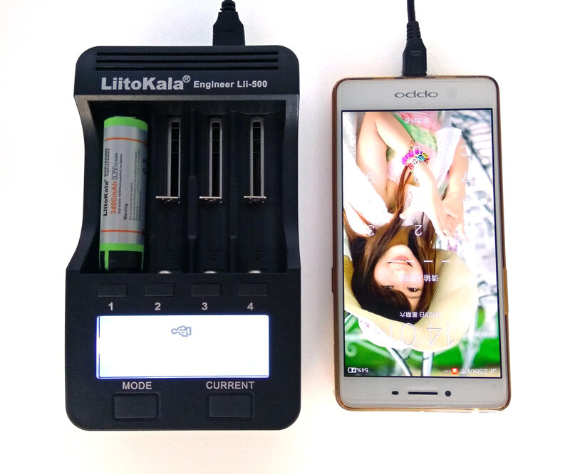 Nuovo caricabatterie Liitokala lii500 Smart Universal LCD LI-ion NiMh AA AAA 10440 14500 16340 17335 17500 18490 17670 18650