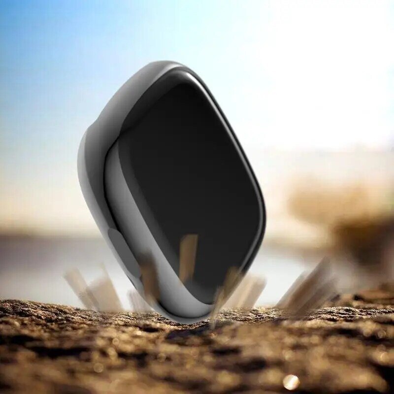 Custodia protettiva per Fitbit Versa 3 custodia protettiva per schermo intero in TPU morbido per Fitbit Sense/Versa3 Smart Watch placcatura paraurti Shell