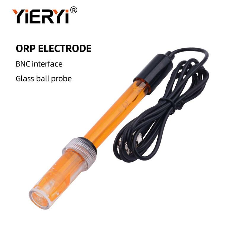 yieryi ORP Replacement Probe Aquarium Hydroponic Laboratory Electrode Oxidation-Reduction Potential Test BNC Q9 Connector 1.2/3M