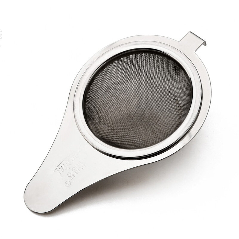 [Grandad] Lipin colador de té de malla de acero inoxidable y soporte de Boling de acero inoxidable