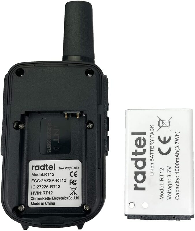 Mini walkie-talkie RT12, Radio de dos vías, comunicador FRS PMR radios, para Hotel y negocios, 1 o 2 uds.
