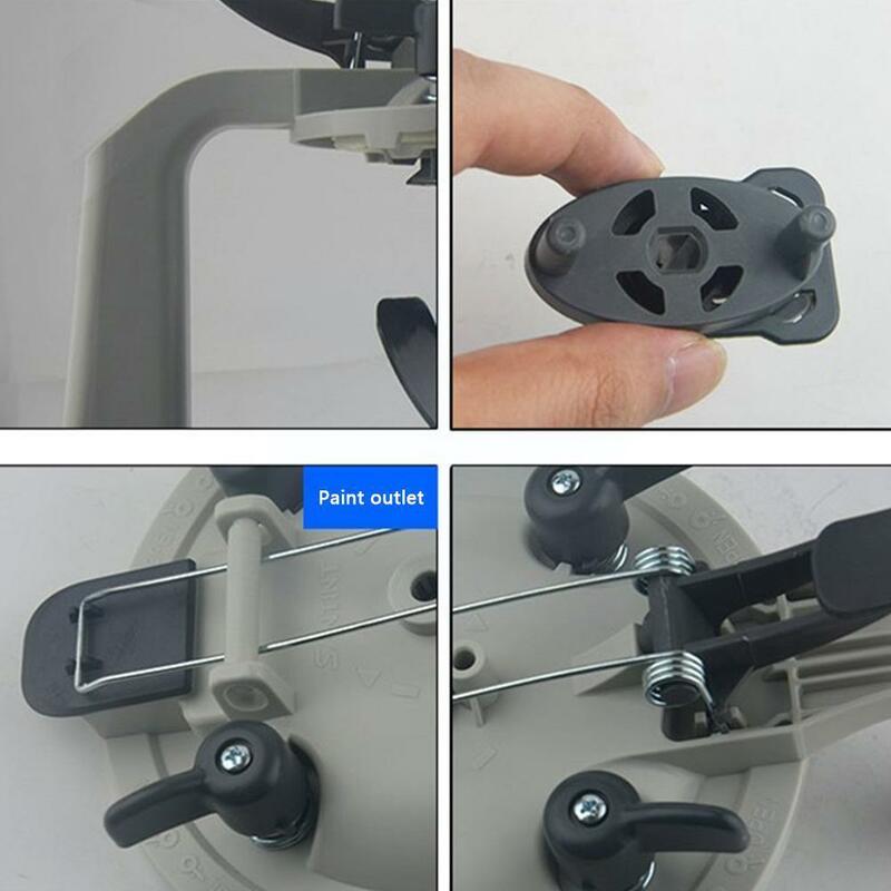 Mixing Mate Paint Can Lid Mess-Free Handle Paint Mixer Correction to Stir Pour Store Paint Coating Mixing Slurry Cover Stirrer