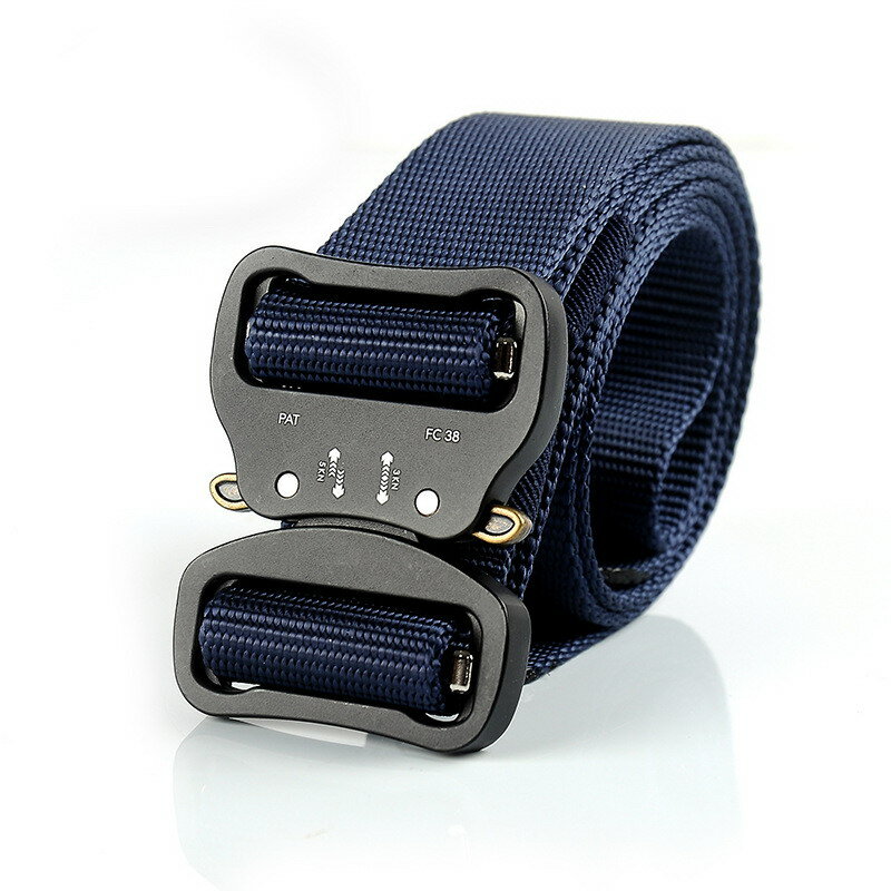 Mens Tactical Belt Military Nylon Outdoor Multifunctional Training Leisure Metel Buckle Unisex Cinto Zinc Alloy Quick Drying