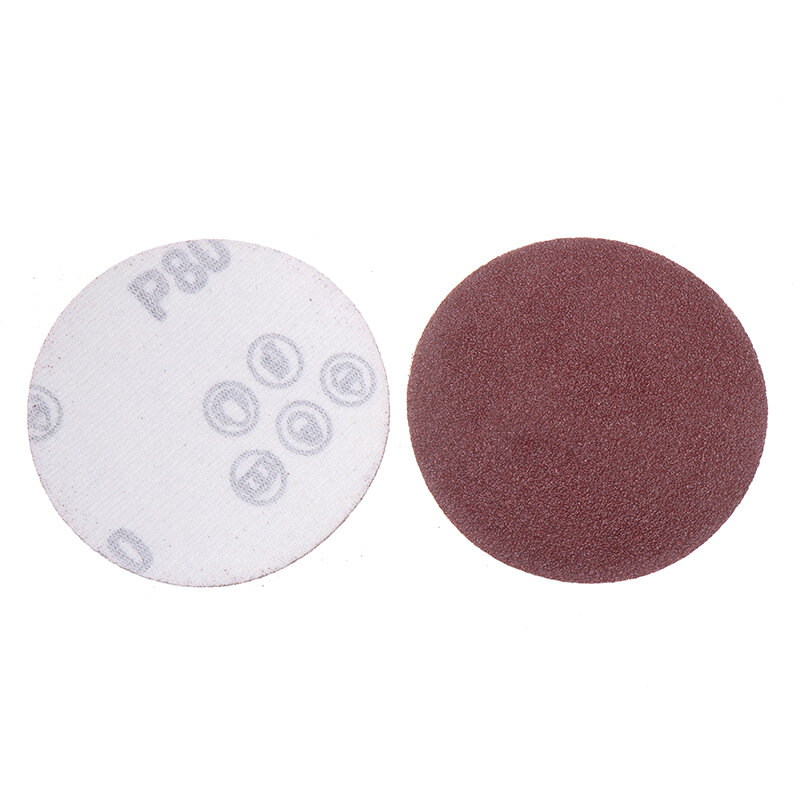 100Pcs 3inch 75mm Sanding Disc Round Abrasive Dry Sandpaper with 1Pcs Back-up Pad For Sanding Disc Polish Cleaner Tools