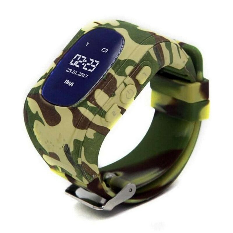 Bambini Smart Watch con Il Gps Carcam Q50 Woodland Camouflage