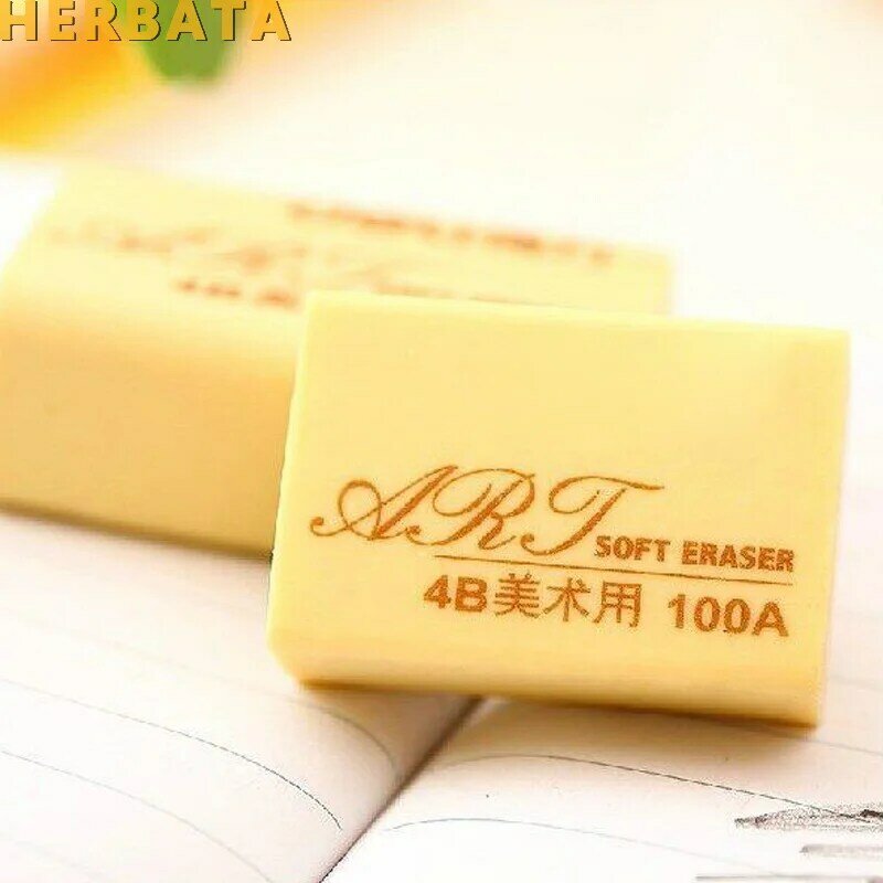 2 Pcs/lot 4B Pencils  Erasers  Writing Drawing Eraser Rubber Pencil Eraser Art Drawing Student Stationery for Office School