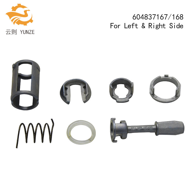 604837167/168 FIT FOR VW GOLF 4 IV MK4 A6 SKODA FABIA POLO 9N DOOR LOCK REPAIR KIT FOR LEFT RIGHT SIDE NEW 7PCS