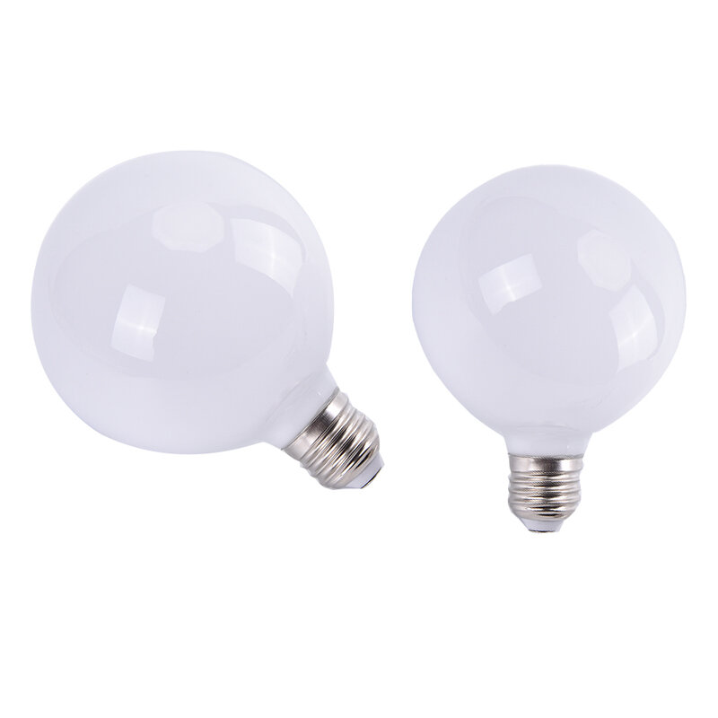 Лампа из молочного стекла G80 G95, 7 Вт, E27, Шариковая лампа с холодным/теплым белым светом, светодиодная лампа