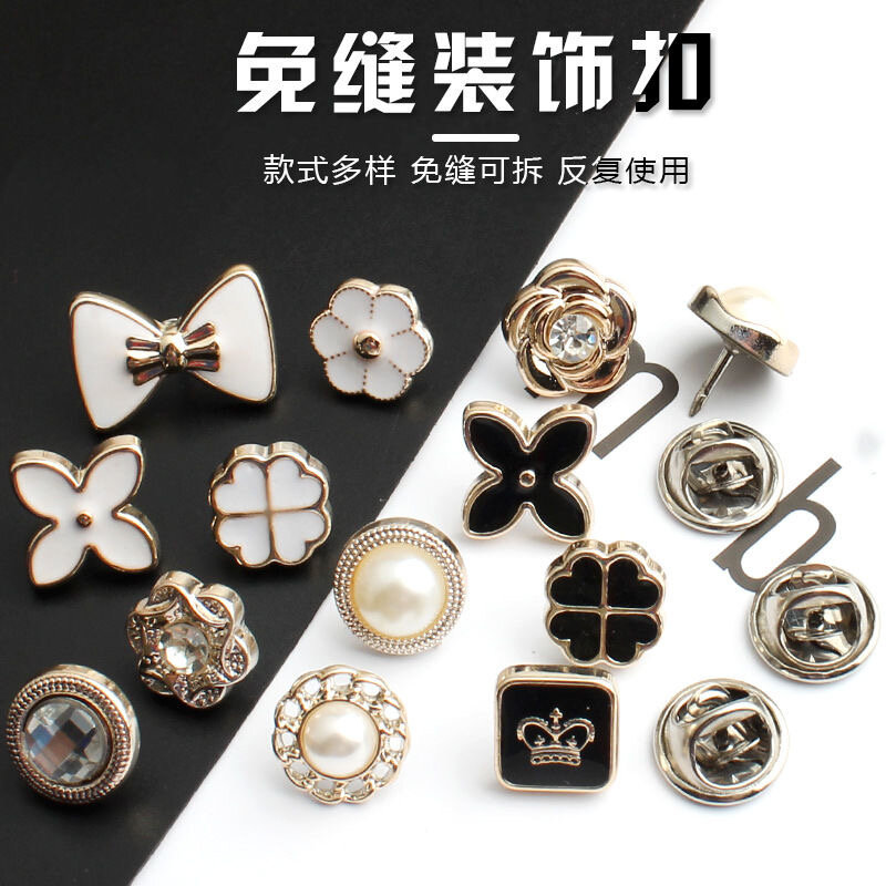 Free Shipping Cute anti-glare buckle mini brooch collar pin fixed clothes buckle pin , Lithops