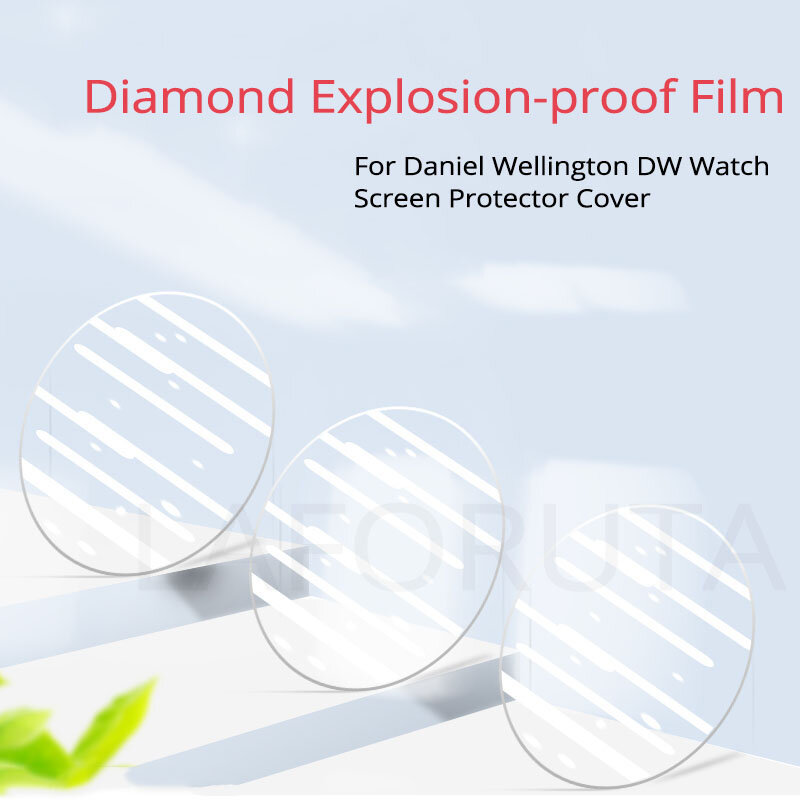 Protector de pantalla de reloj de vidrio templado para Daniel Wellington DW, cubierta de película protectora de reloj, diámetro de 32mm, 34mm, 36mm, 38mm, 40mm
